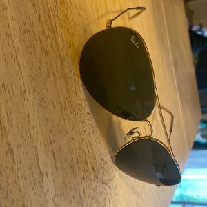 1980s ray ban aviators found at an estate sale in CT, big top gun vibe to them